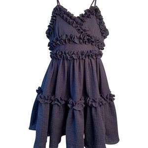 🌟NWT-HELENA- satin lined ☀️ 👗 in  size 8, NAVY